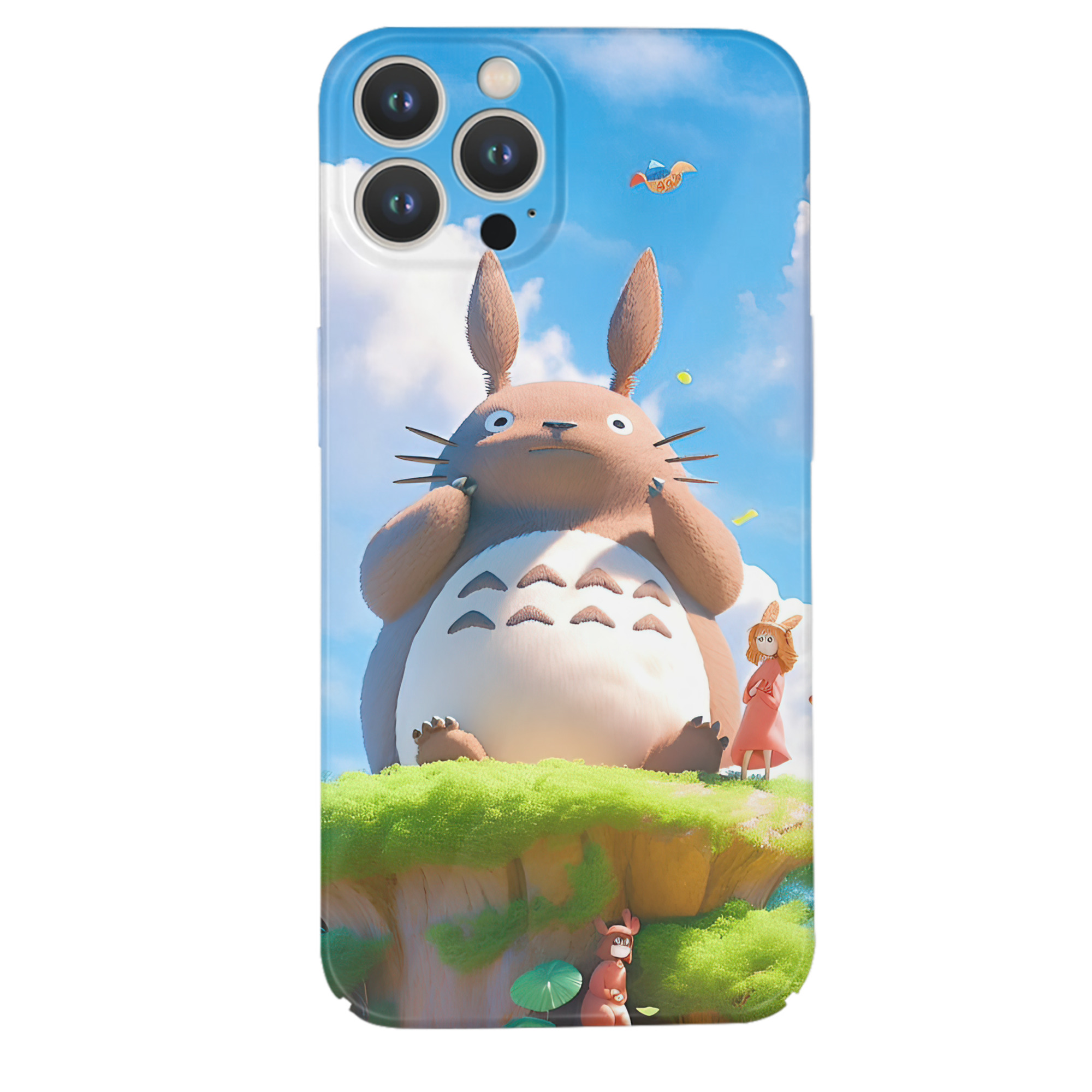（画像用） となりのトトロ 草壁メイ 草壁サツキ My Neighbor Totoro Satsuki Kusakabe Mei Kusakabe 【iPhone 14シリーズ対応】ハードケース